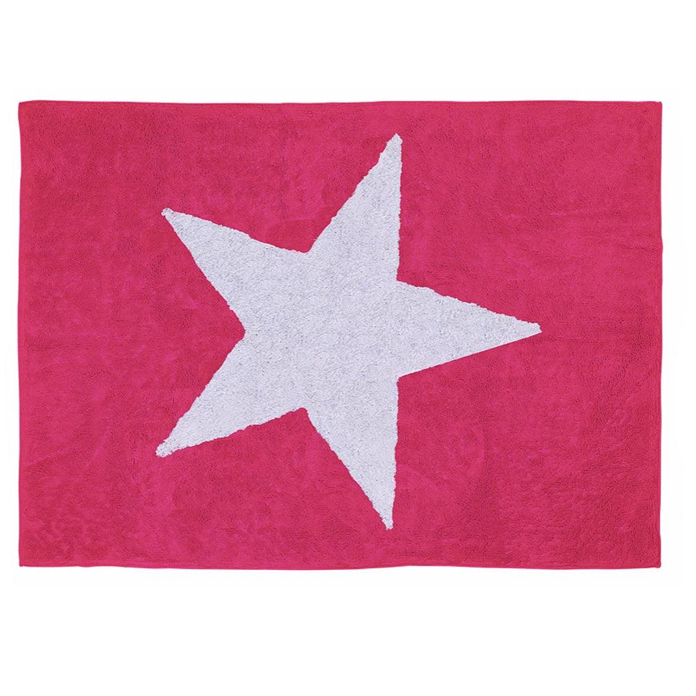 Alfombra Infantil Algodón Estela Fresa - Nanetes #